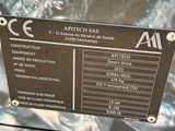 a close up of a metal plate on the back of a car