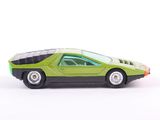 a toy car that is sitting on a white surface