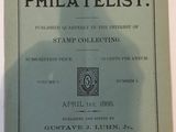 the charleston philatelist, vol 1, number 1, dated by the state of the city of charleston