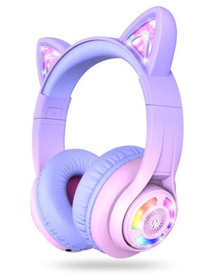 le casque est muni d'oreilles lumineuses et d'oreilles