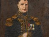 portrait d'un homme en uniforme militaire tenant une épée