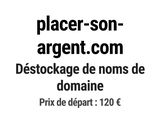 placer - son - agent com desstockage de noms de domaine