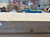a cardboard box that is sitting on top of a pallet