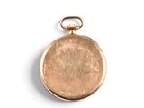 an image of a close up of a pocket watch on a white surface