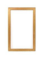 Baguette en bois mouluré et doré, profil plat