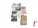 a lot of old papers that are on the table