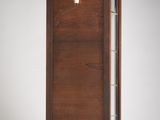an old wooden grandfather clock with a pendulum on the front of it