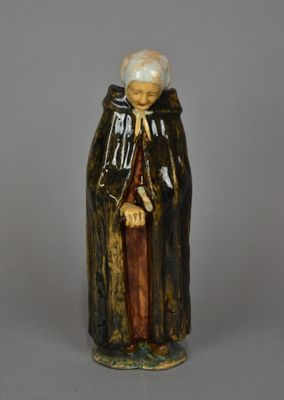 Géo MARTEL (1872-1942) - Statuette en terre cuite émaillée f…