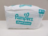 pampers night pants diaper pants size 4