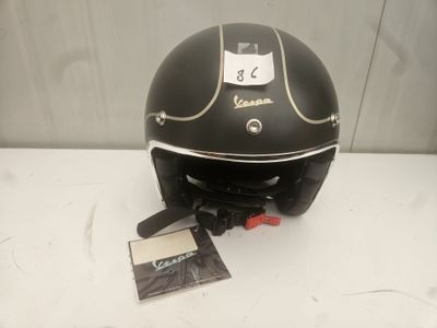 a helmet that is sitting on a table