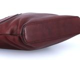 leather handbag on a white background with clippings for text