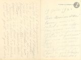 an old handwritten letter from a man who is writing on a piece of paper