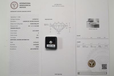 un anneau posé sur une feuille de papier