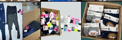 many pictures of men ' s clothing in a box