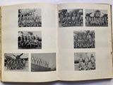 an open book with a bunch of pictures on it
