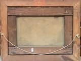 a picture of a wooden frame with a rope around it