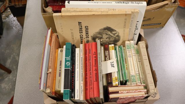 Lot de livres de Chasse dont OBERTHUR Bécasse, Bécassines et peti...