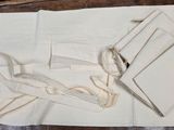 a piece of cloth that has been cut into pieces