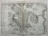 an old map of the city of paris, with its streets and roads