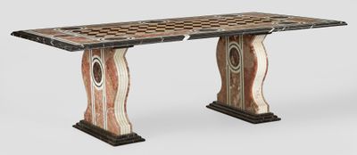 une image représentant une table sur laquelle est posé un échiquier