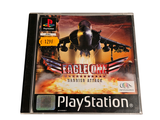 an image of a video game with a jet flying over it