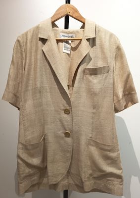 YVES SAINT LAURENT - Variation Veste femme manches courtes c…