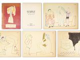 six dessins représentant des personnes dans différentes poses sur fond blanc