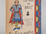 a book with a picture of a man dressed in medieval clothing