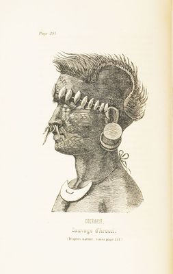 un dessin en noir et blanc représentant un homme portant des boucles d'oreilles