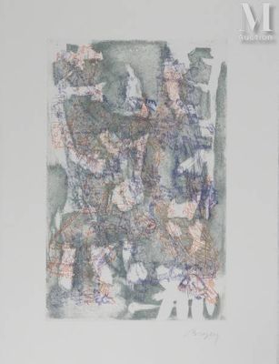 drawing of a group of people sitting on a couch in a room