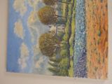 a picture of a painting hanging on the wall