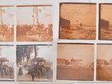 an old photo of a bunch of pictures of people in a field