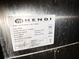 a label on the side of a machine that says hendi