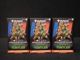 trois boîtes de « Magic : The Gathering » sur les Tortues Ninja