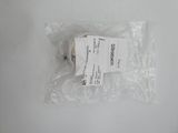 a plastic bag with a piece of paper in it