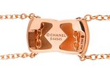 chanel 18k rose gold plated chain bracelet