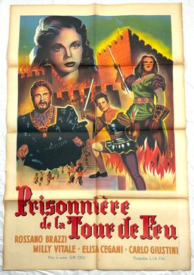 une affiche de film mettant en scène la princesse de la tour du mal