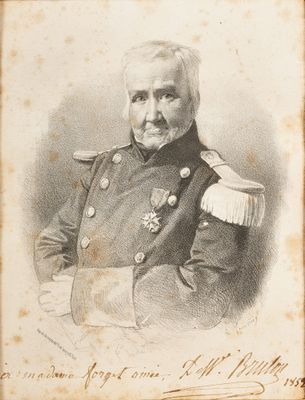 an old picture of a man in a military uniform posing for a picture