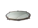 une image représentant un miroir posé sur une surface blanche