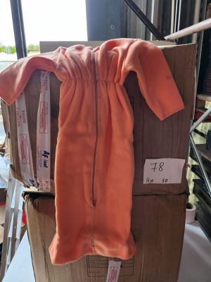 Lot de 50 douillettes polaires de 90 cm, coloris orange, art…