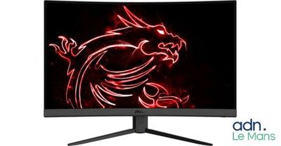 un écran d'ordinateur sur lequel figure un dragon rouge