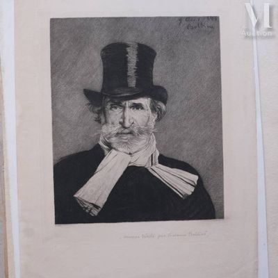 portrait of a man wearing a top hat and a scarf