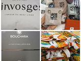 collage de photos de divers produits exposés dans un magasin