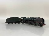 a toy train that is sitting on a white surface