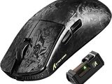 an image of a computer mouse with a battery in front of it