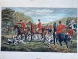 une photo d'un tableau représentant un groupe d'hommes à cheval