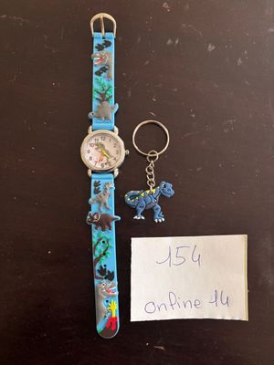 Pack montre Garçon Dinosaure avec un porte clé Dinosaure - N…