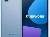 the front and back view of a smartphone with the fairphone logo on it