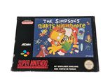 Illustration de la jaquette du jeu « Le cauchemar de Bart » des Simpson pour Nintendo Game Boy