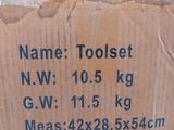 cardboard box with a label on it that says name toolset